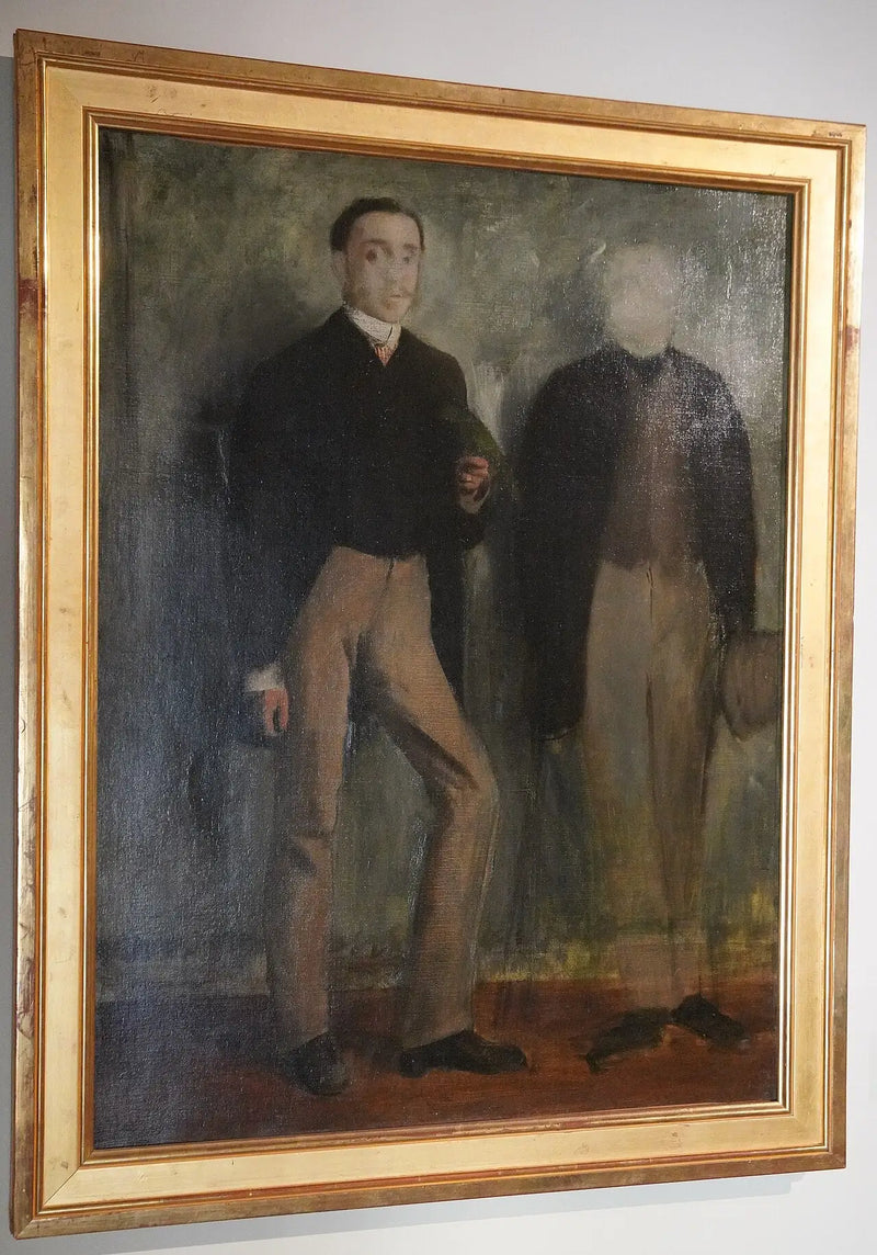 Dois homens a pé - Edgar Degas