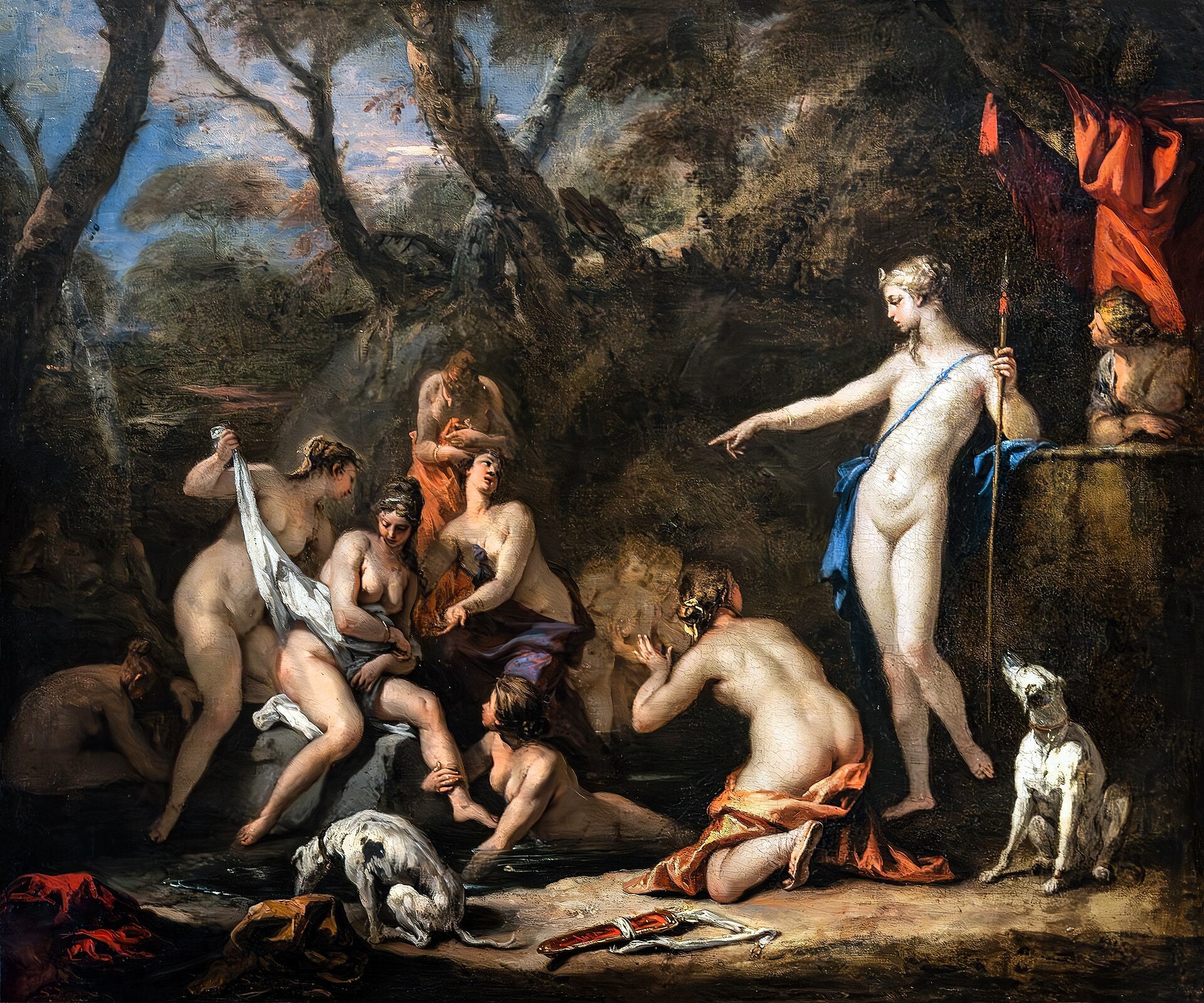 Diane et Callisto - Sebastiano Ricci