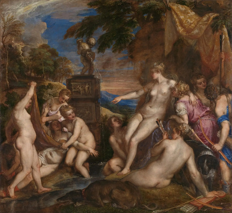 Diane e Calisto - Tiziano