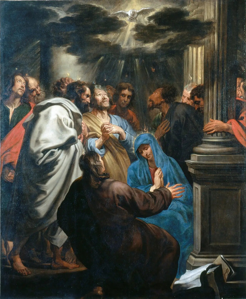 Derramamento do Espírito Santo (Pentecostes) - Antoine van Dyck