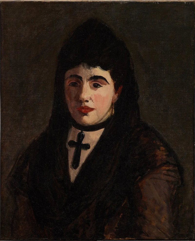 Espanhola na Cruz Preta - Édouard Manet
