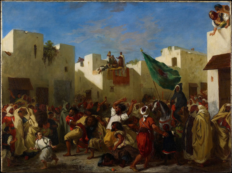 Fanáticos de Tânger - Eugène Delacroix