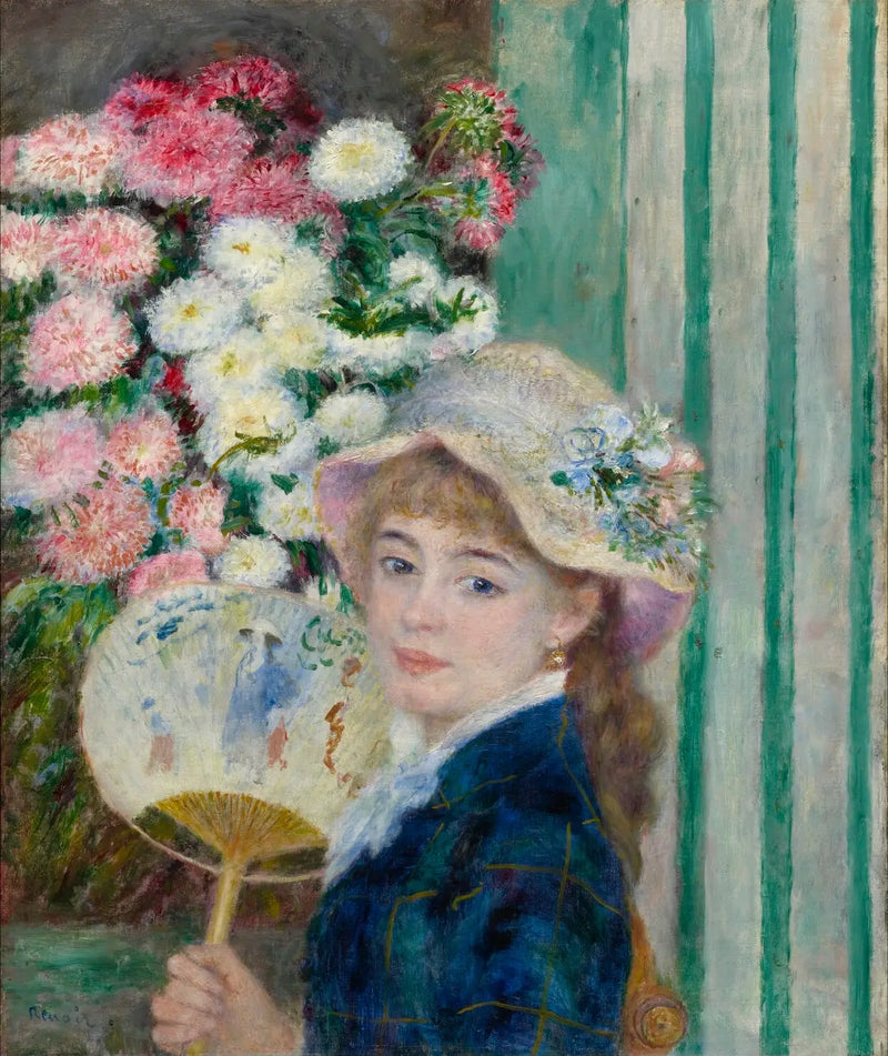 Mulher com leque - Pierre-Auguste Renoir