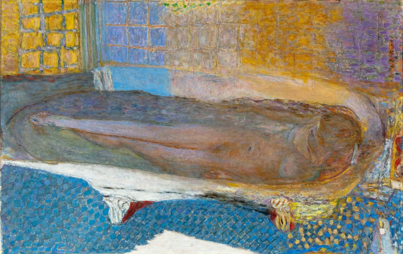 Mulher na banheira, Harmonia Azul - Pierre Bonnard