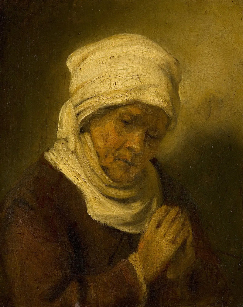 Mulher em oração - Rembrandt