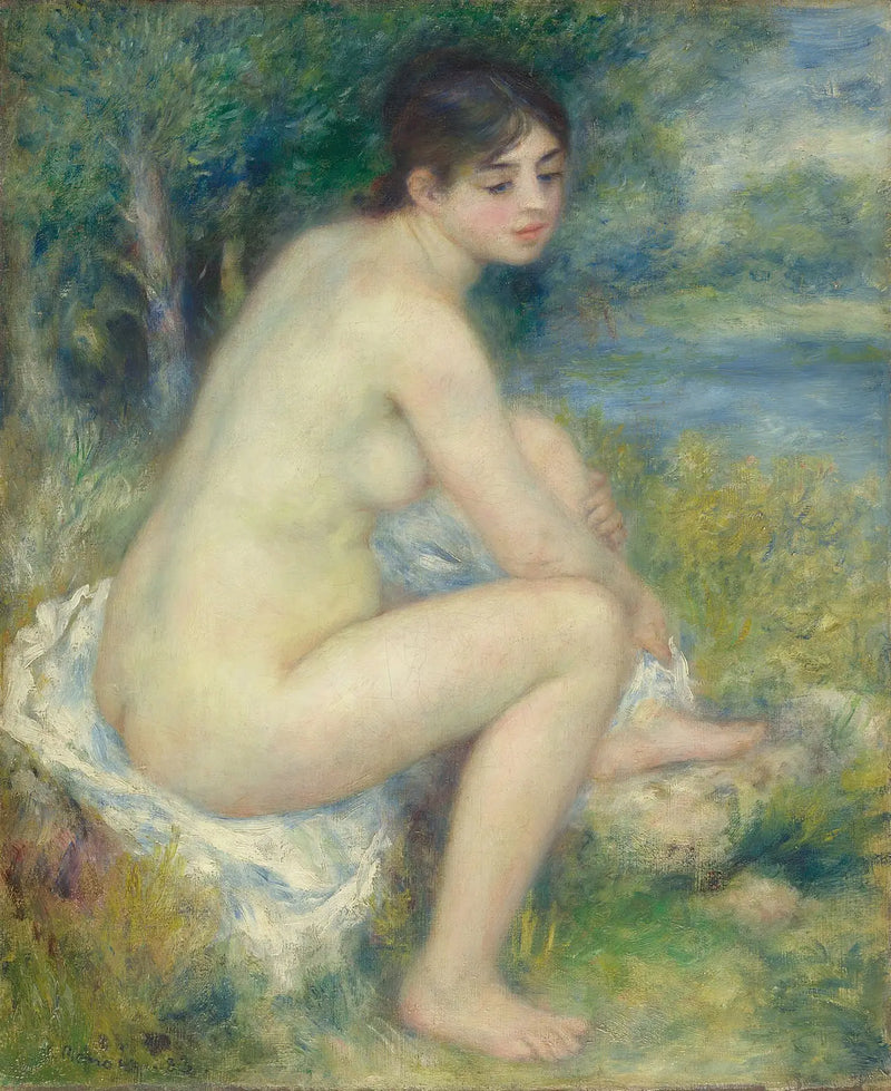 Mulher nua em uma paisagem - Pierre-Auguste Renoir
