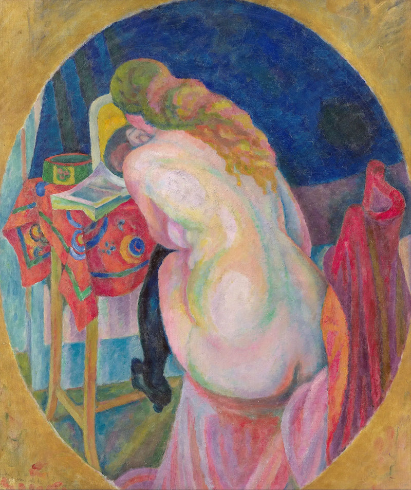 Mulher nua lendo - Robert Delaunay