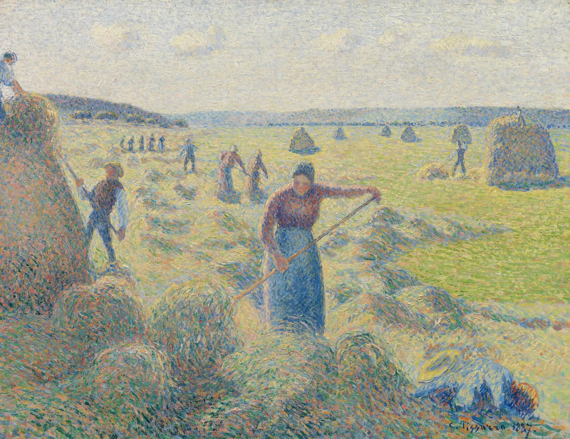 Fenaison, Éragny - Camille Pissarro