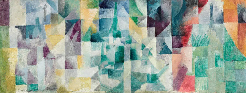 Janelas de três painéis - Robert Delaunay