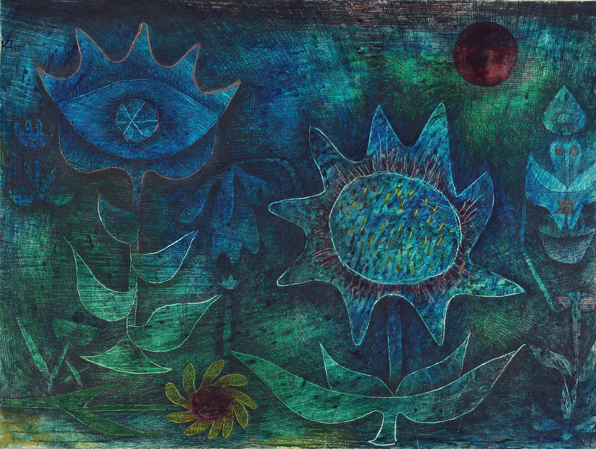 Flores na noite - Paul Klee