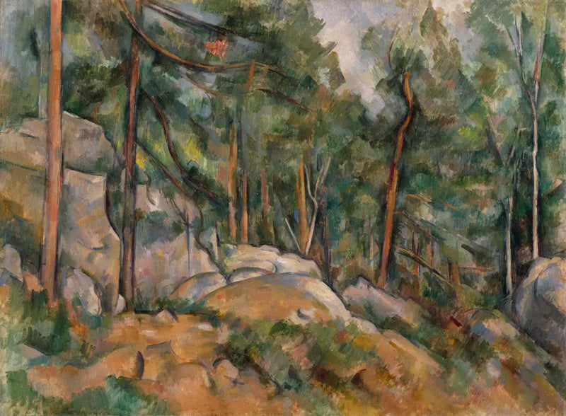 Interior da Floresta - Paul Cézanne