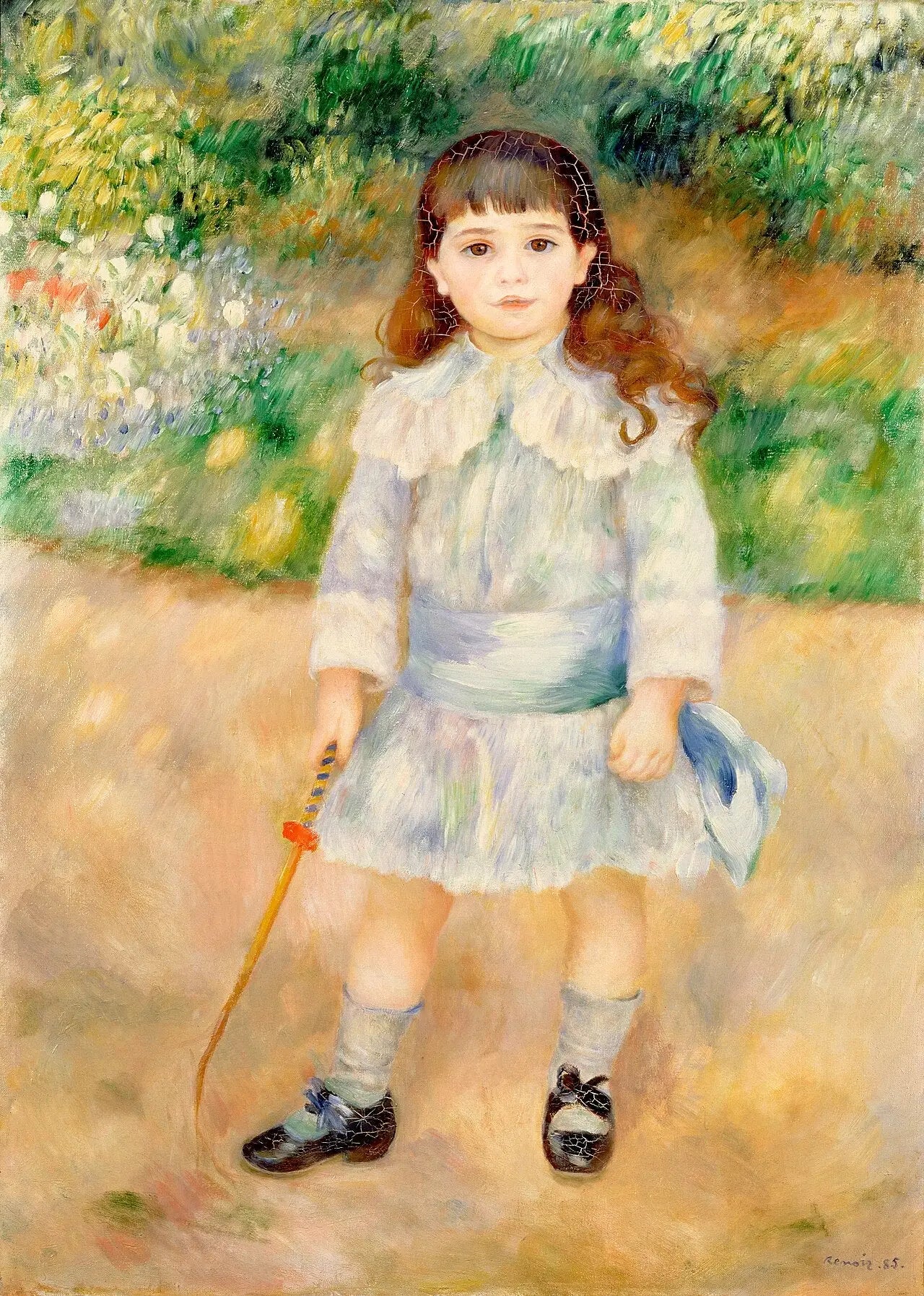 Reproduction du tableau « Garçon avec un fouet - Pierre-Auguste Renoir » par Alpha Reproduction en peinture à l’huile