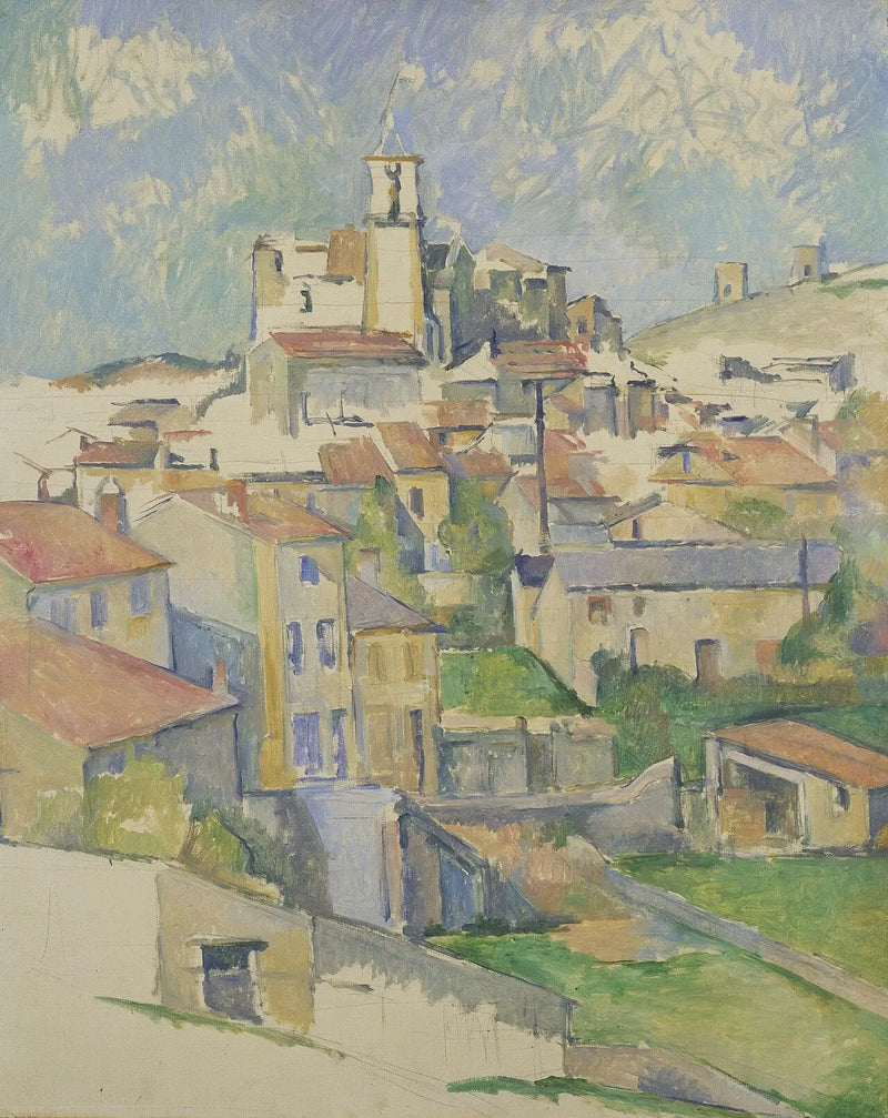 Gardanne (vista vertical) - Paul Cézanne