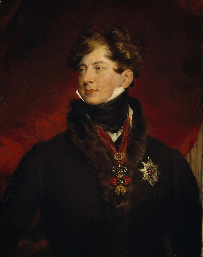 George IV, 1762 - 1830. Governou como regente de 1811 a 1820, como rei de 1820 a 1830. - Thomas Lawrence