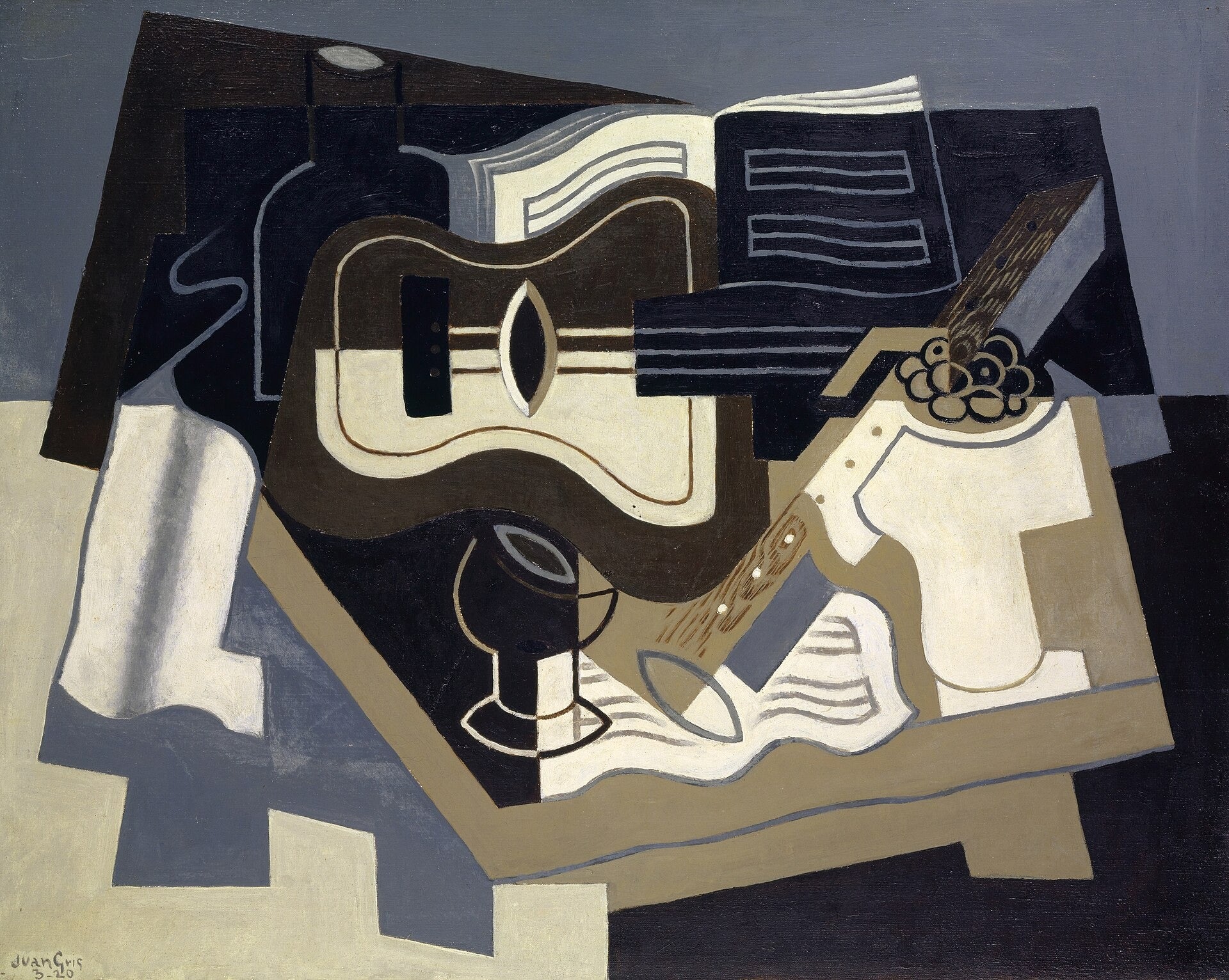 Guitare et clarinette - Juan Gris