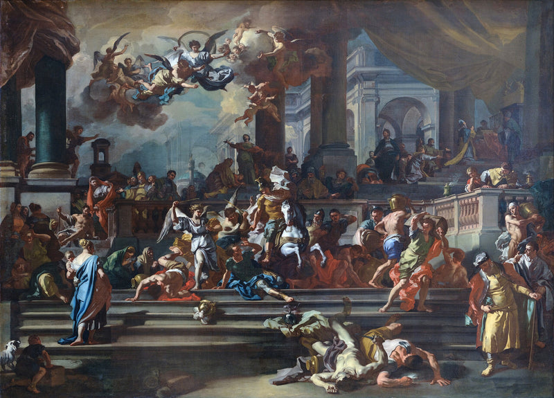 Heliodoro expulso do Templo - Francesco Solimena