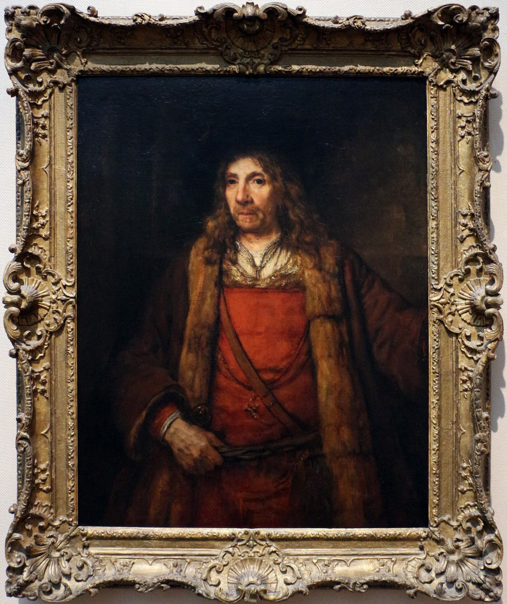 Homem com um casaco forrado de pele - Rembrandt