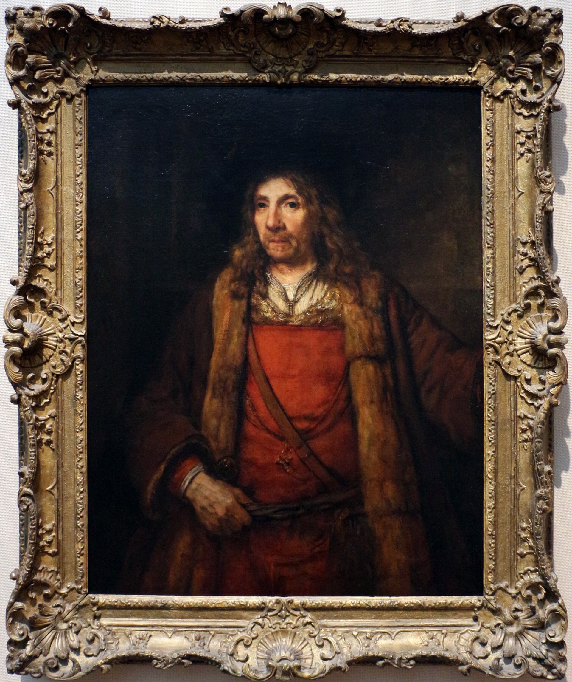 Homem com um casaco forrado de pele - Rembrandt