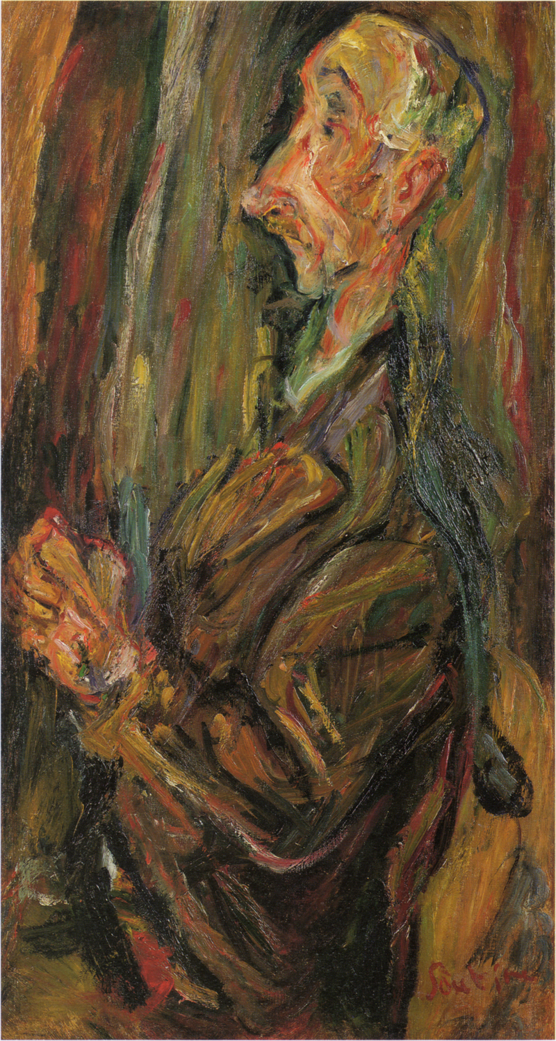 Homem em oração - Chaim Soutine