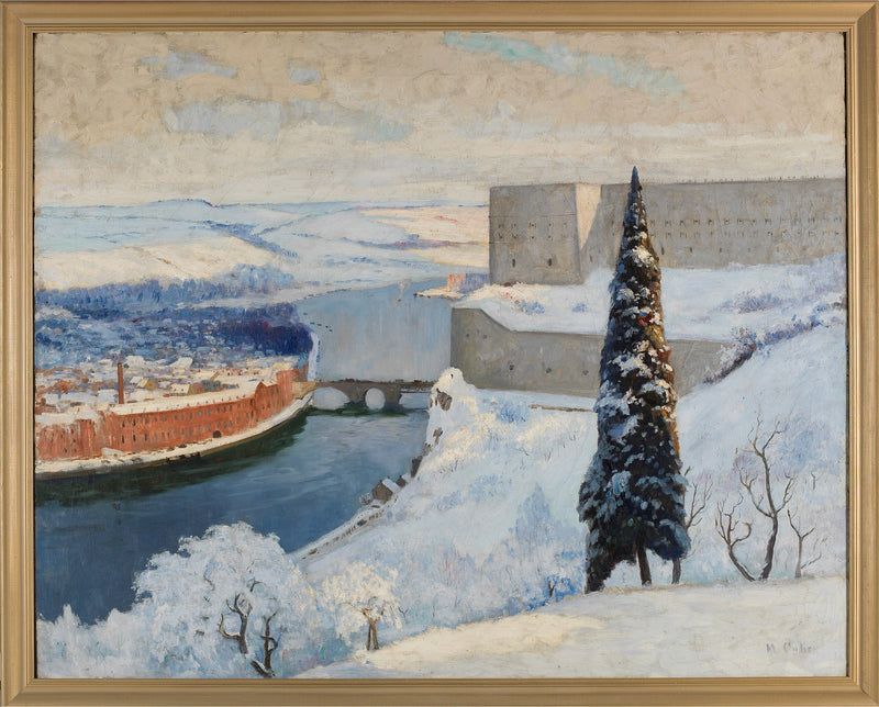 Huy sur la Meuse, sur la route du Rhin - Maurice Galbraith Cullen