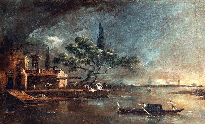 Ilha de Ancône - Francesco Guardi