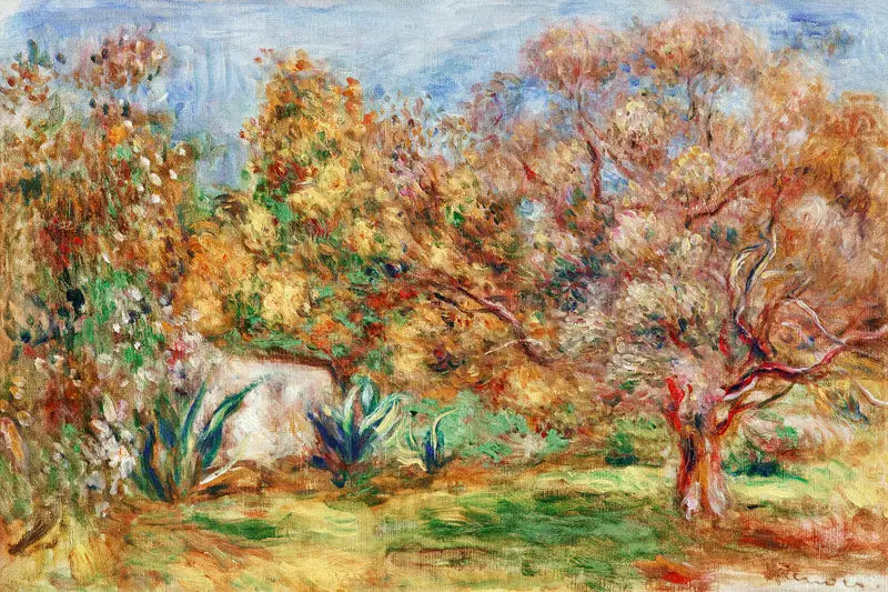 Jardim de oliveiras - Pierre-Auguste Renoir