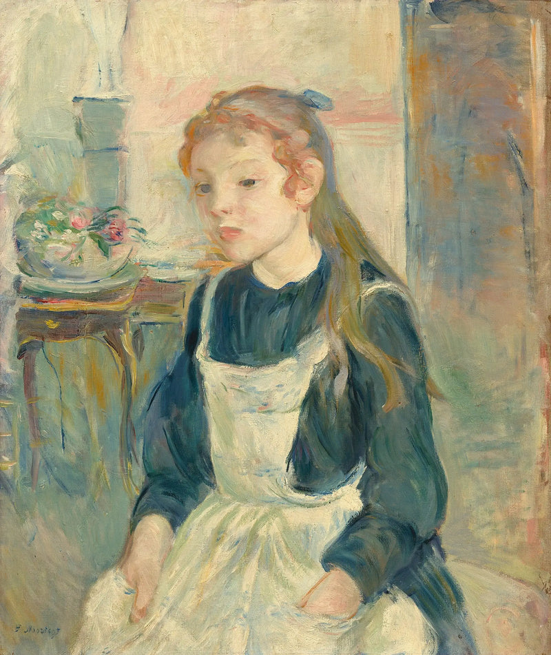 Menina com avental - Berthe Morisot