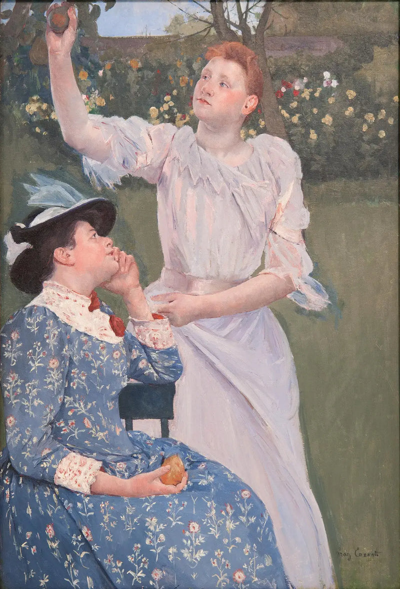 Jovens mulheres colhendo frutas - Mary Cassatt