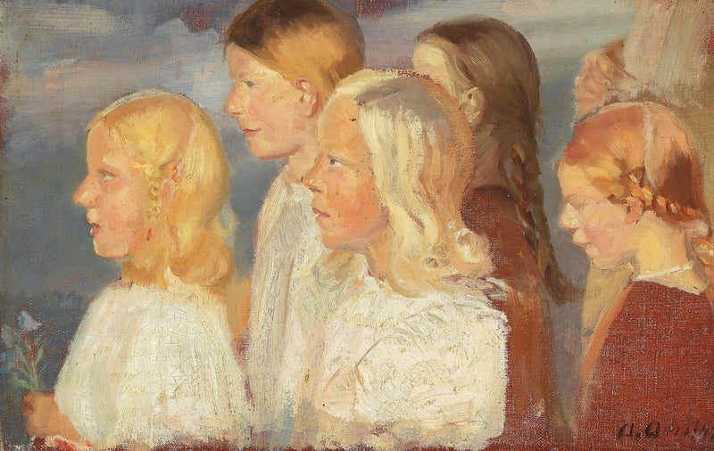 Jovens garotas de Skagen. - Anna Ancher