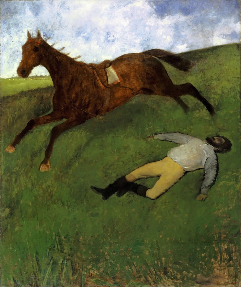 Jockey ferido - Edgar Degas