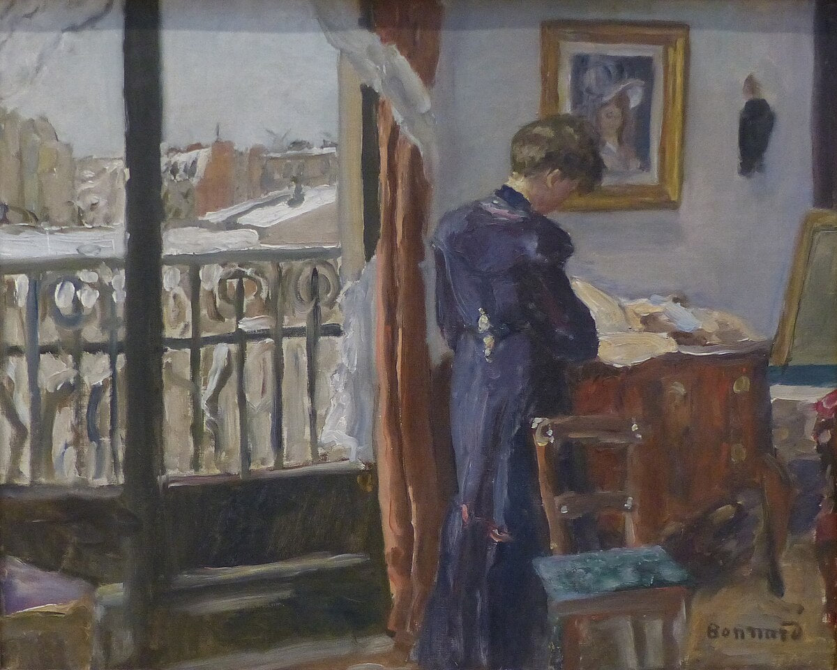 Reproduction du tableau « Jour d'hiver - Pierre Bonnard » par Alpha Reproduction en peinture à l’huile