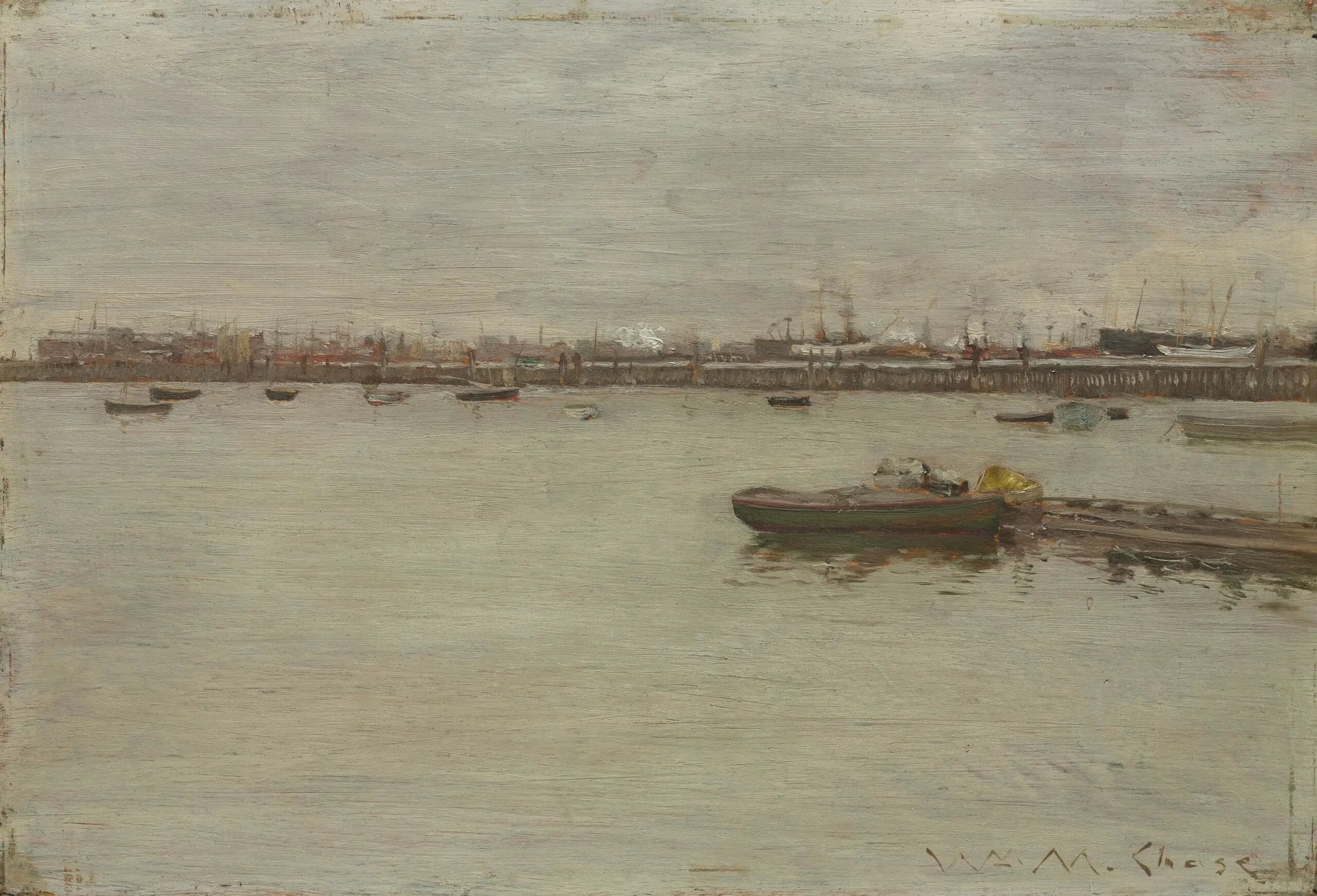 Journée grise sur la baie - William Merritt Chase - Alpha Reproduction