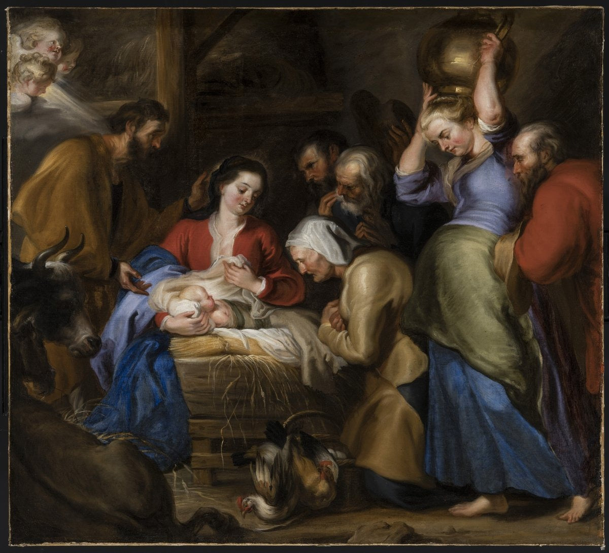 A Adoração dos Pastores - Peter Paul Rubens