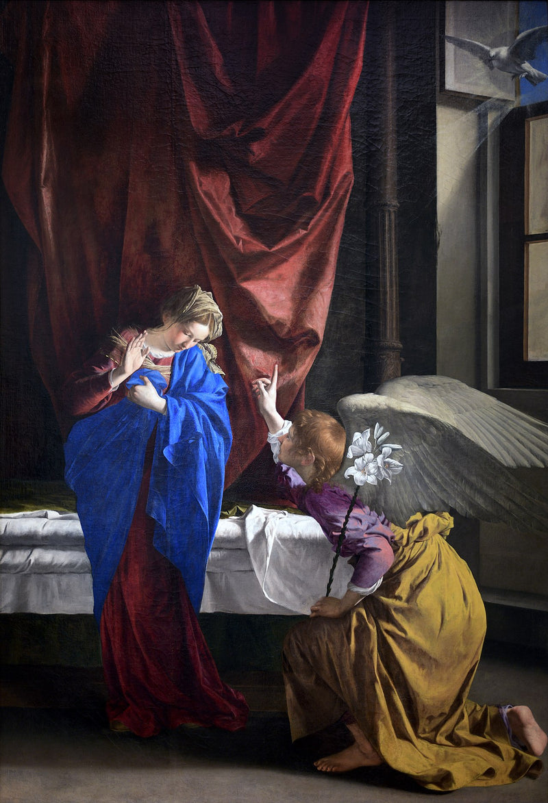 A Anunciação - Orazio Gentileschi