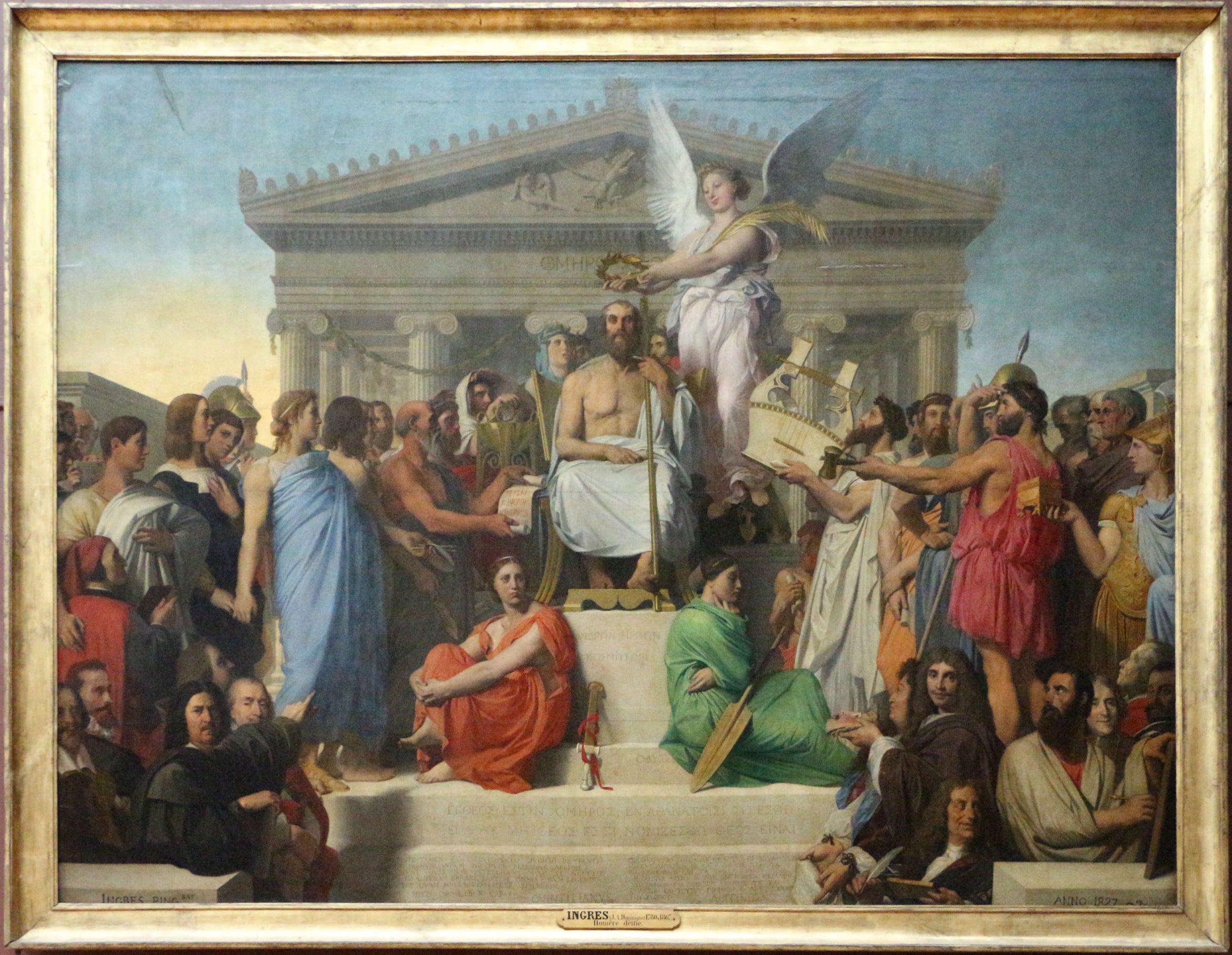 A Apoteose de Homero - Jean-Auguste-Dominique Ingres