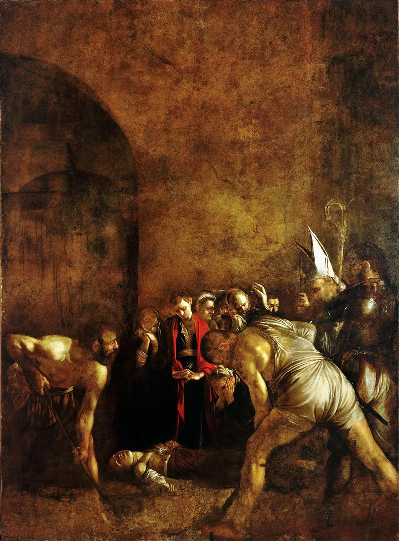 O Enterro de Santa Lúcia - Caravaggio