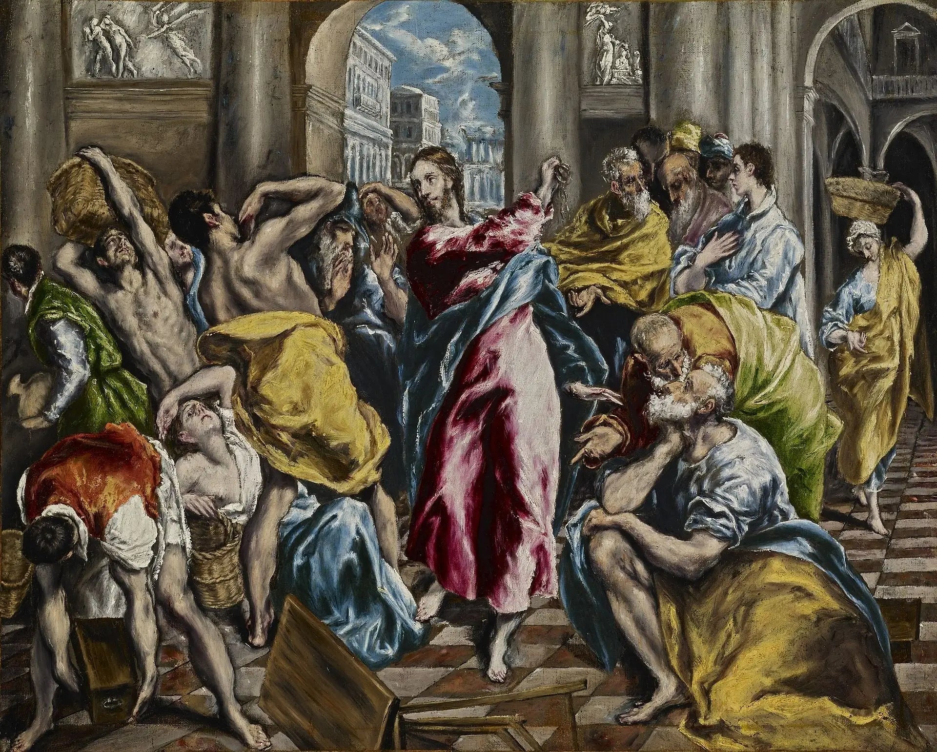 L’Expulsion des marchands du temple - El Greco - Alpha Reproduction