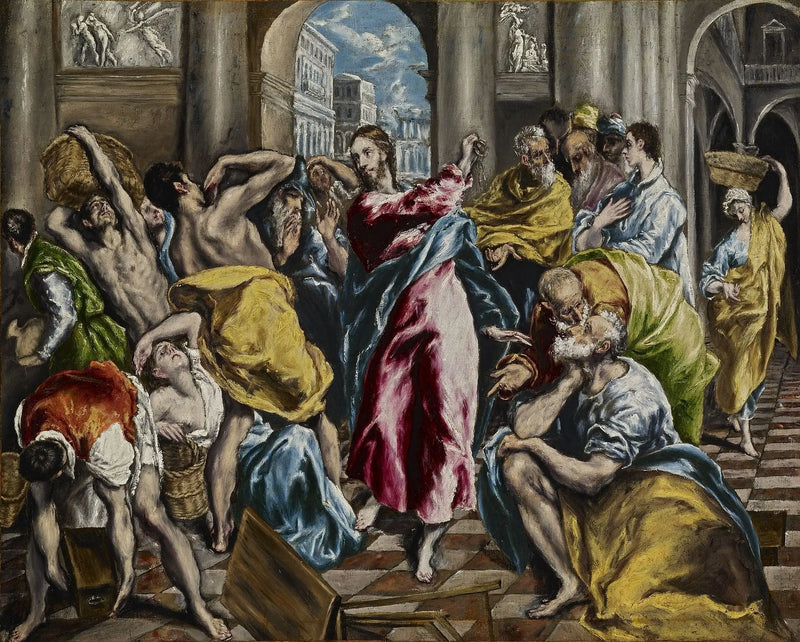 A Expulsão dos Mercadores do Templo - El Greco