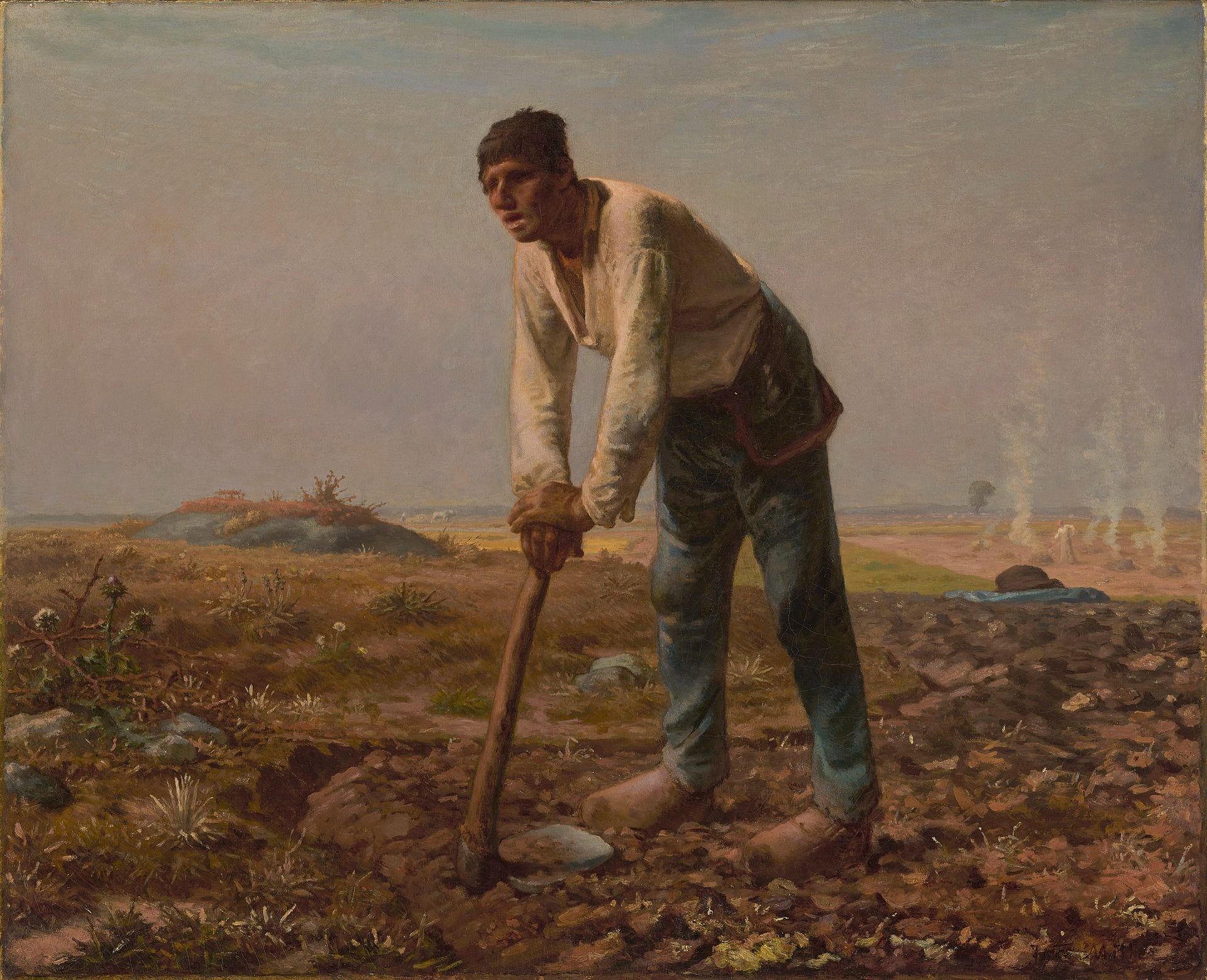 L'Homme à la houe  - Jean-François Millet