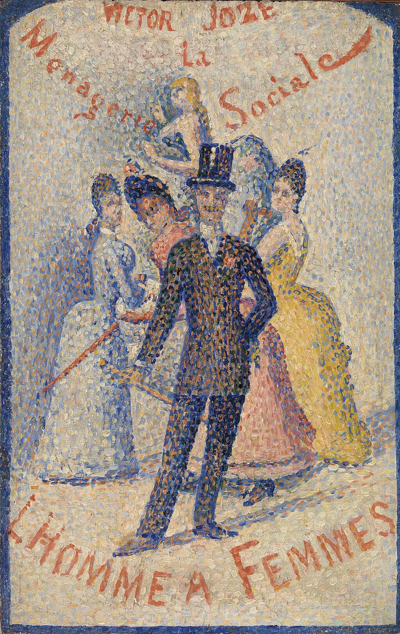 O Homem com Mulheres - Georges Seurat
