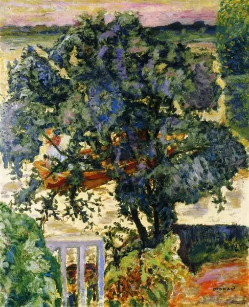 A árvore perto do rio - Pierre Bonnard