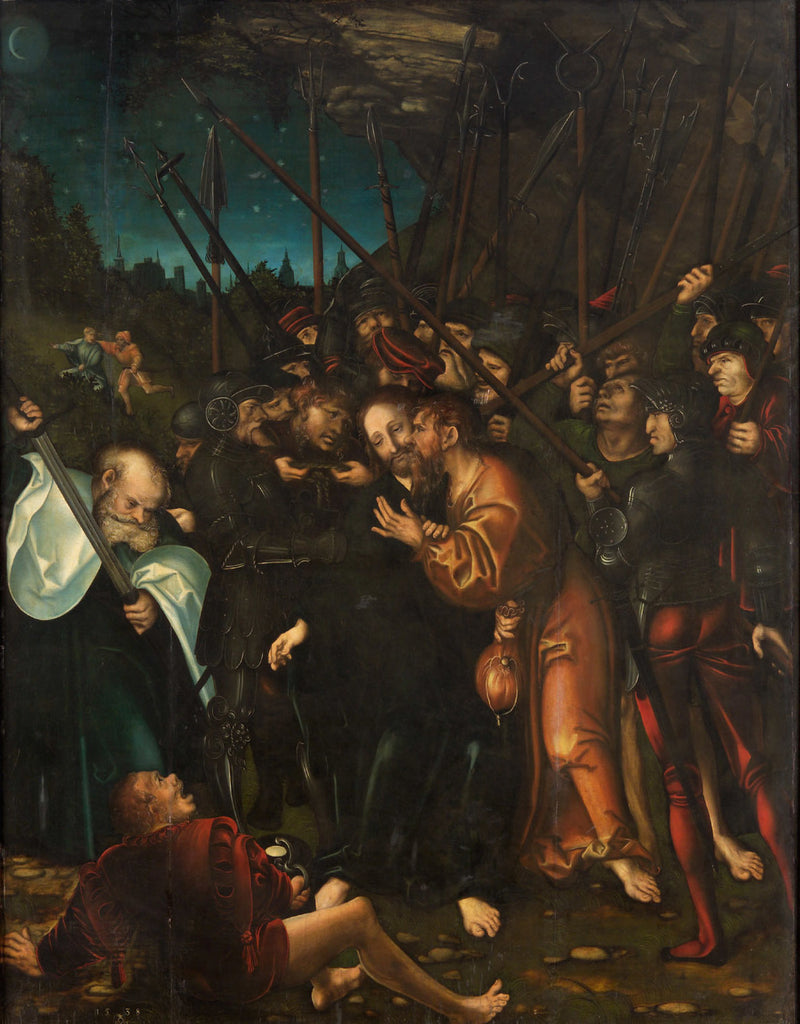 A prisão de Cristo - Lucas Cranach, o Velho