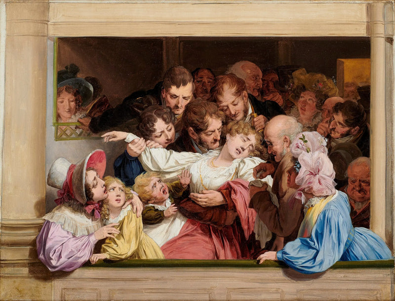 O efeito do melodrama - Louis-Léopold Boilly