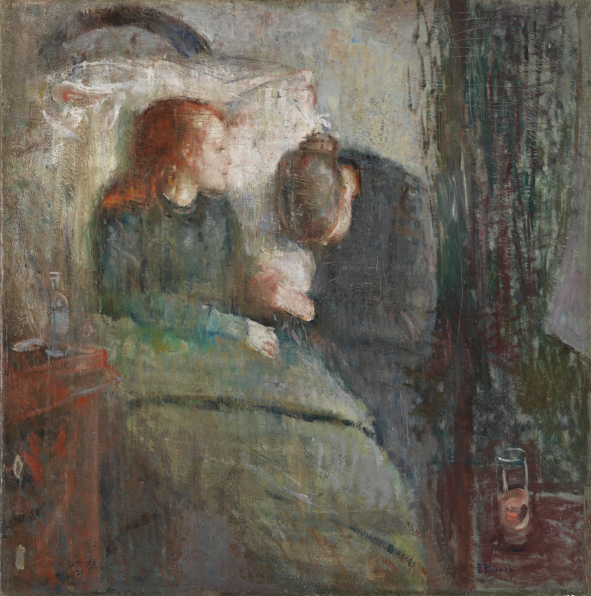 A criança doente - Edvard Munch
