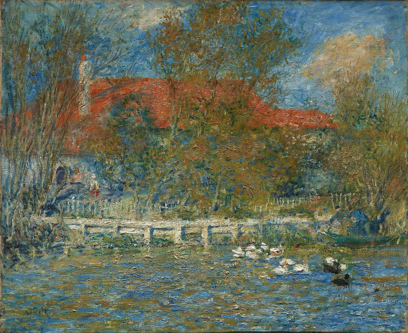 O lago dos patos - Pierre-Auguste Renoir