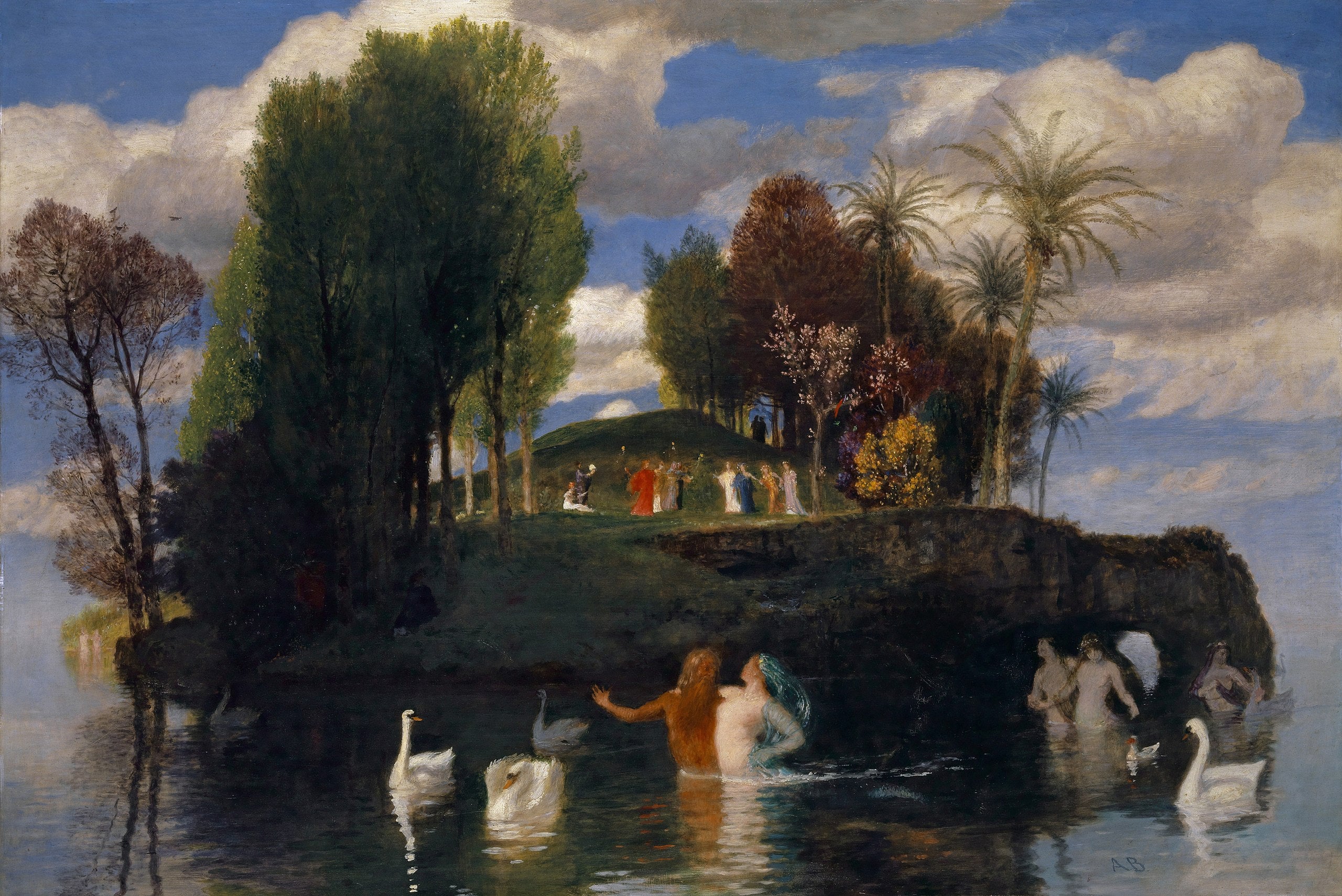 L'île de la vie - Arnold Böcklin