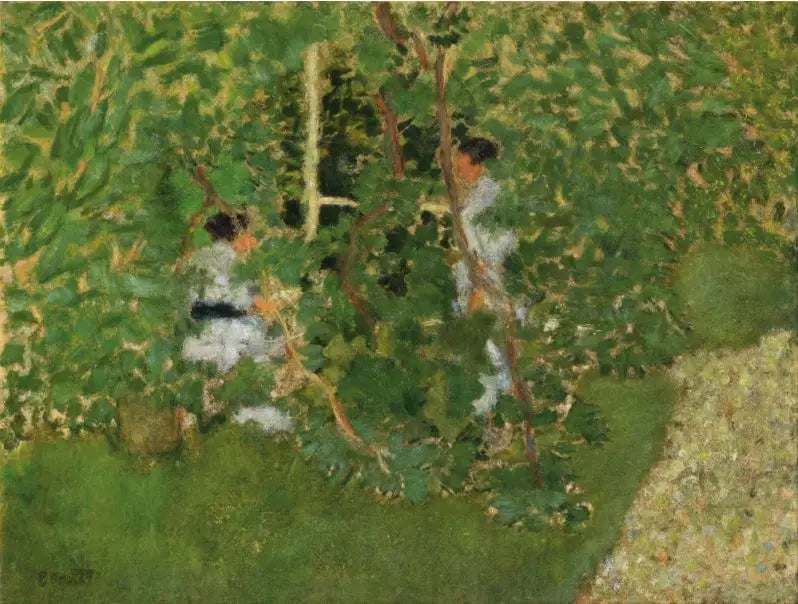 Reproduction du tableau « La Charmille - Pierre Bonnard » par Alpha Reproduction en peinture à l’huile