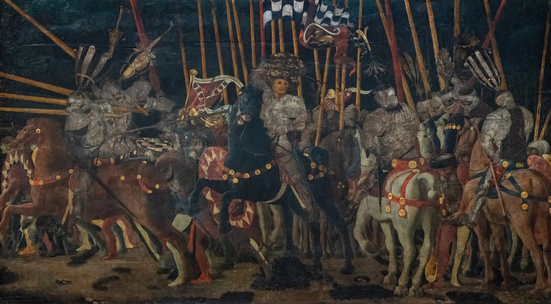 A Contra-Ataque de Micheletto Attendolo da Cotignola - Paolo Uccello