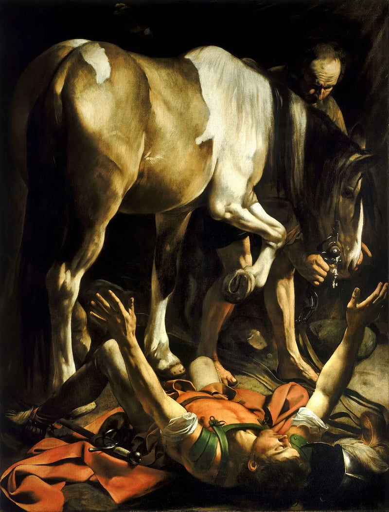 A Conversão de São Paulo no caminho de Damasco - Caravaggio