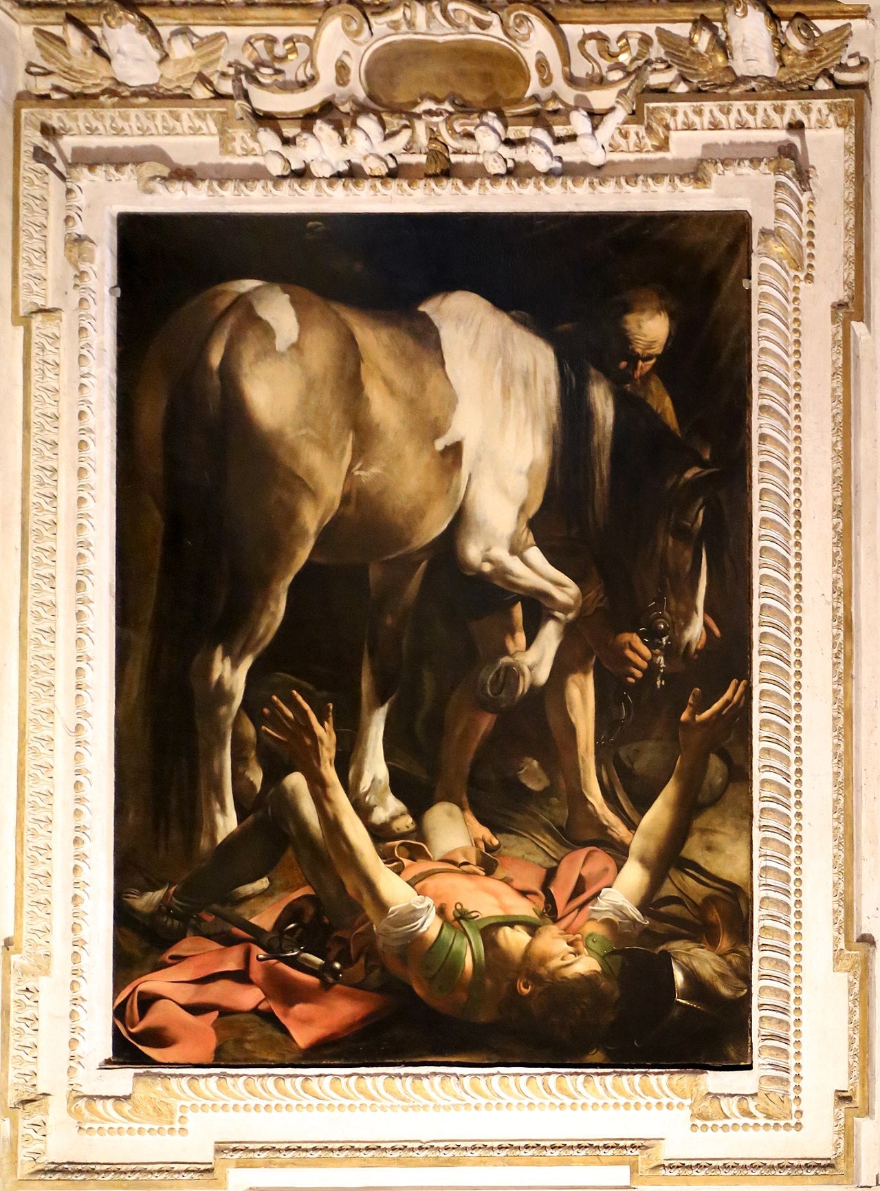 A Conversão de São Paulo no caminho de Damasco - Caravaggio